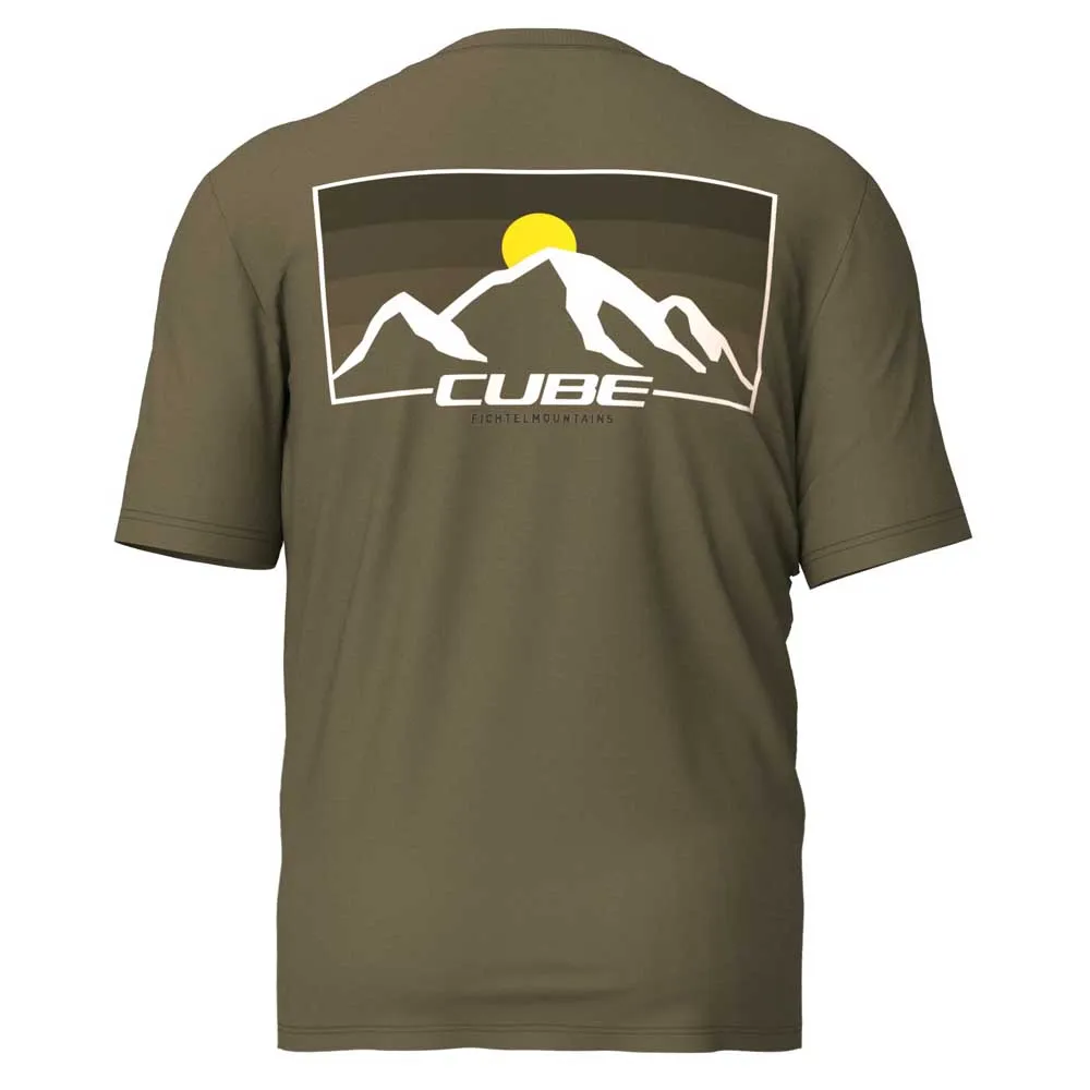 Cube Sunrise T-shirt Med Korta ärmar, Olive, 3XL Cube Sunrise T-shirt Med Korta ärmar, Olive, 3XL