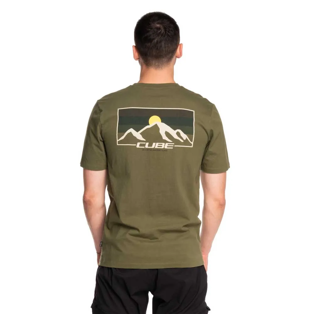 Cube Sunrise T-shirt Med Korta ärmar, Olive, 3XL Cube Sunrise T-shirt Med Korta ärmar, Olive, 3XL
