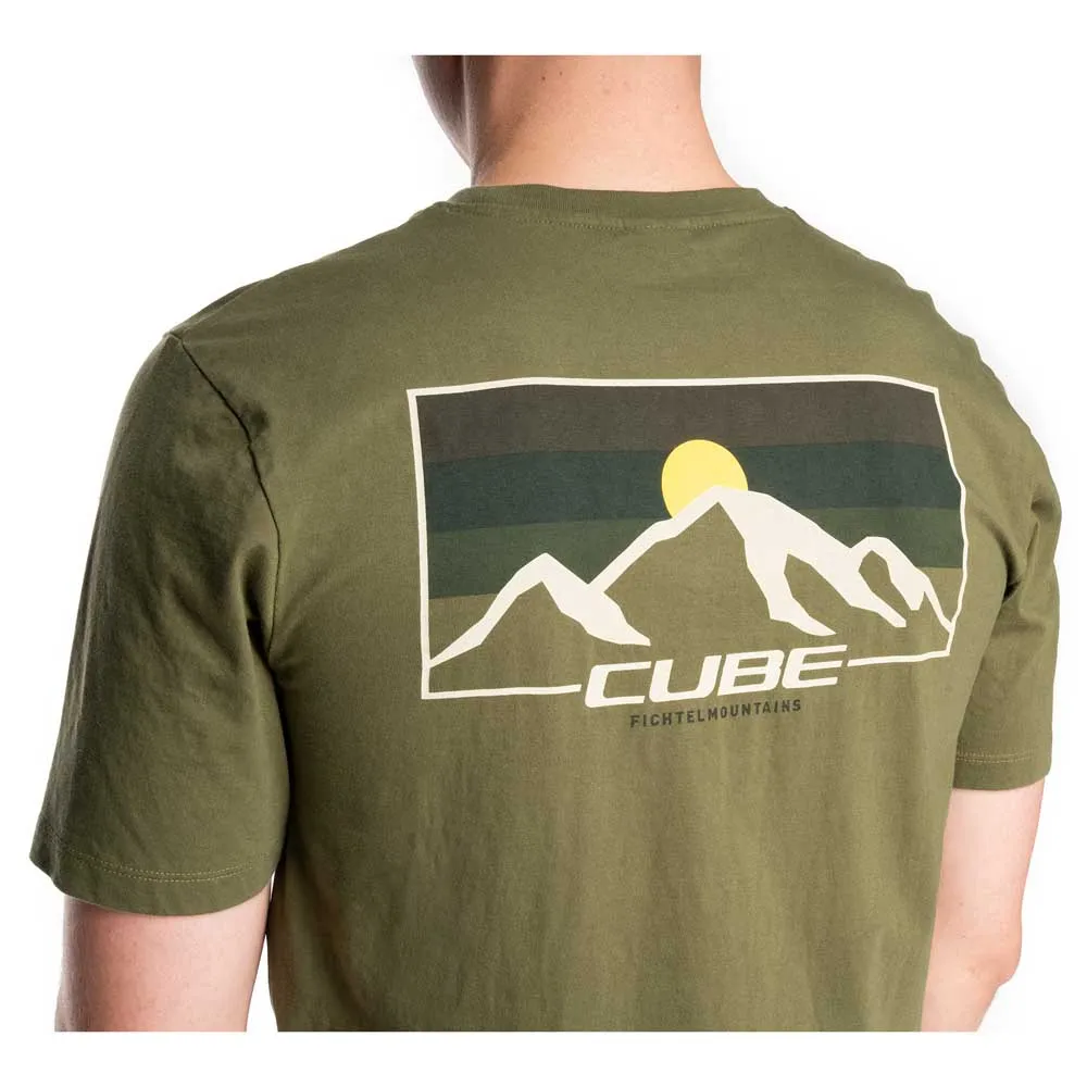 Cube Sunrise T-shirt Med Korta ärmar, Olive, 3XL Cube Sunrise T-shirt Med Korta ärmar, Olive, 3XL
