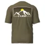 Cube Sunrise T-shirt Med Korta ärmar, Olive, 3XL