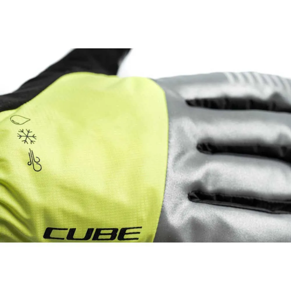 Cube Winter X Nf Handskar, Grey / yellow