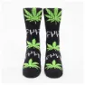 CULT Plantlife Crew Strumpor, Black / green