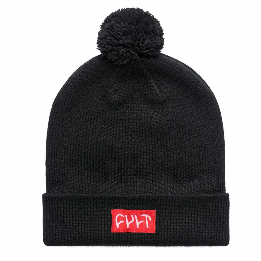 CULT Pompom Mössa, Black