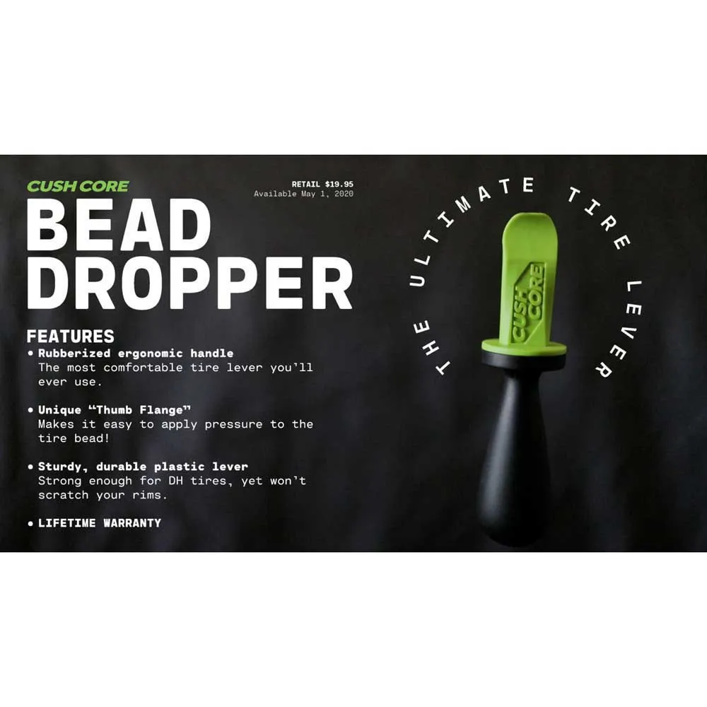 CushCore Bead Däckjärn 6 Enheter, Black / green, One Size