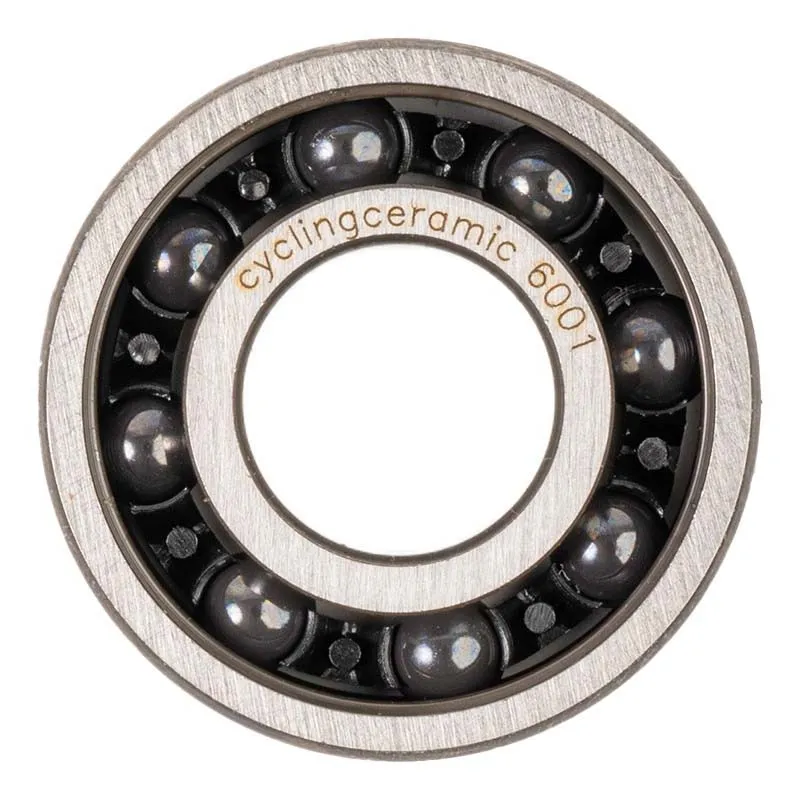 CYCLINGCERAMIC 6001 Lager, Silver, 12 x 28 x 8mm