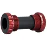 CYCLINGCERAMIC Bsa Shimano Hollowtech Ii 24mm Vevlager, Red, 68/73mm
