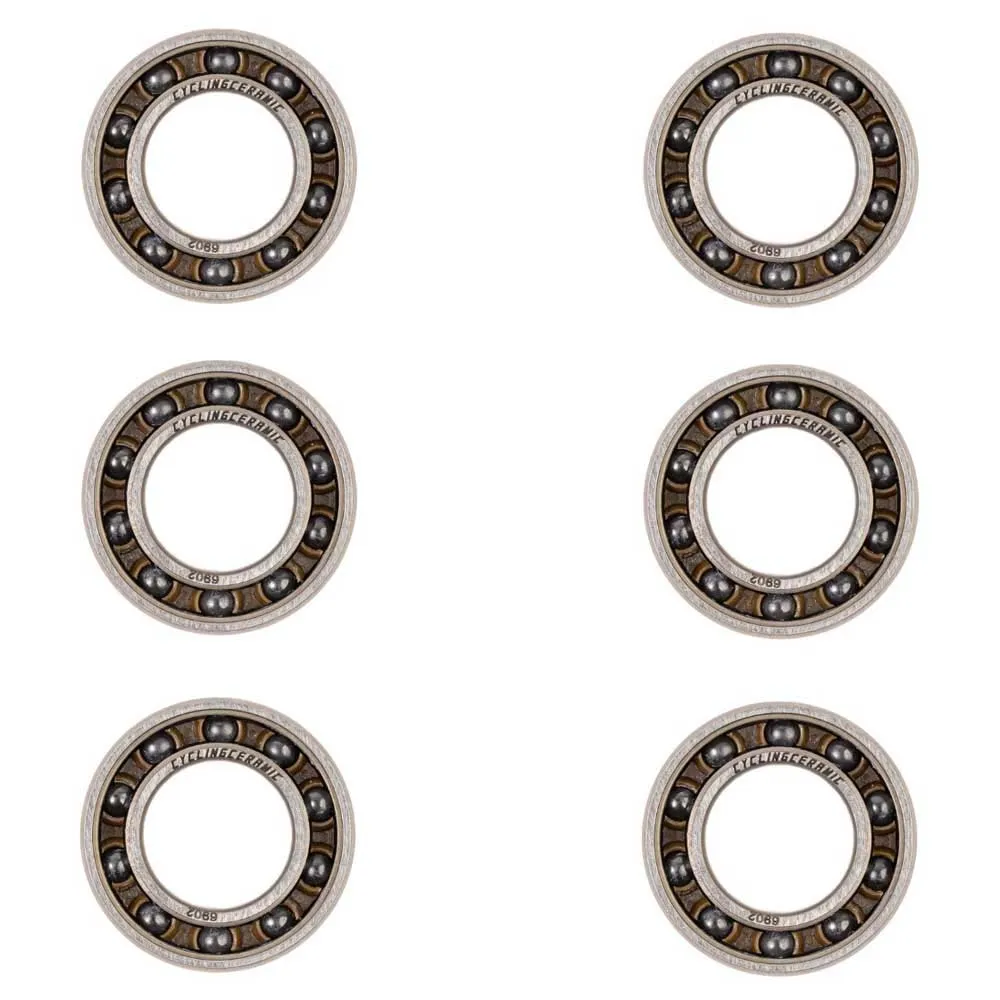 CYCLINGCERAMIC Dt Swiss 4 Hjullagersats, Silver / black, One Size CYCLINGCERAMIC Dt Swiss 4 Hjullagersats, Silver / black, One Size