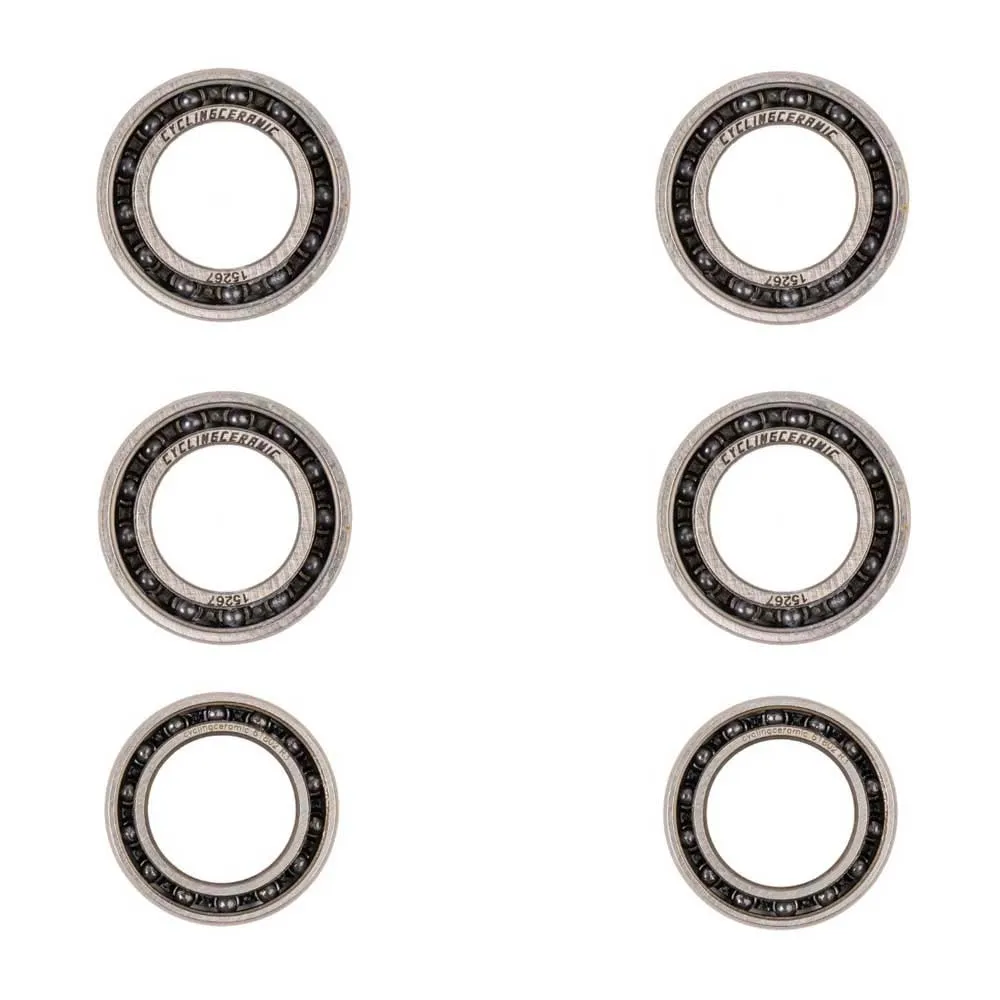CYCLINGCERAMIC Dt Swiss 5 Hjullagersats, Silver / black, One Size CYCLINGCERAMIC Dt Swiss 5 Hjullagersats, Silver / black, One Size