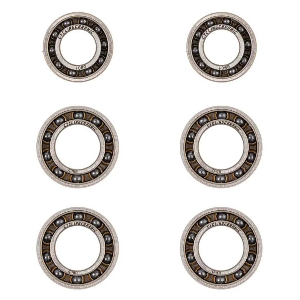 CYCLINGCERAMIC Mavic 10 Hjullagersats, Silver / blue, One Size CYCLINGCERAMIC Mavic 10 Hjullagersats, Silver / blue, One Size