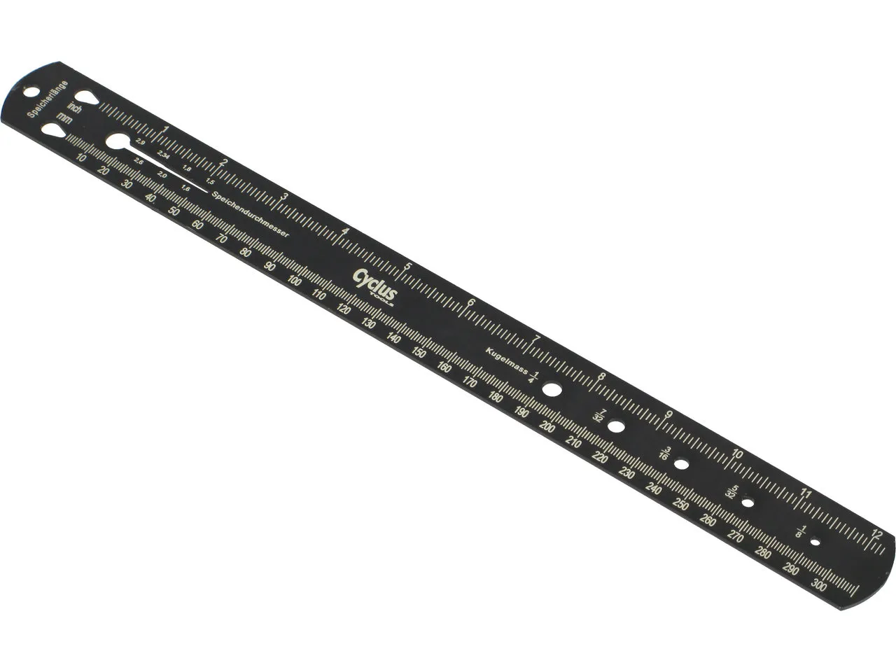 Cyclus Tools Speichenmesswerkzeug, Black, One Size Cyclus Tools Speichenmesswerkzeug, Black, One Size
