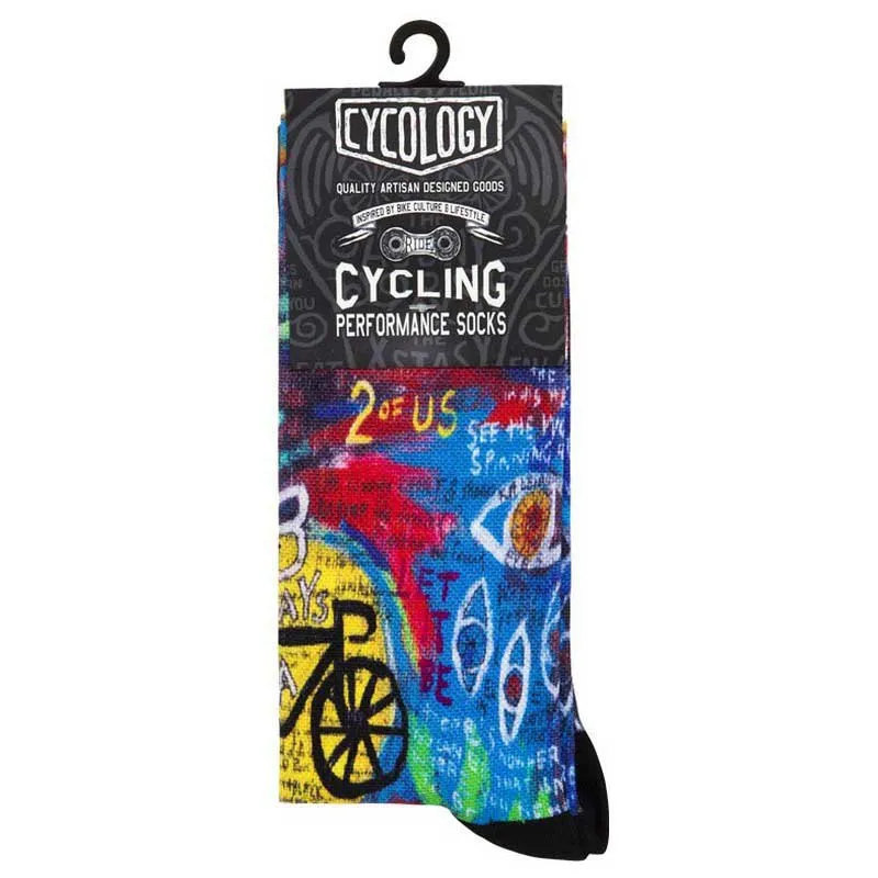 Cycology 8 Days Strumpor, Blue / pink