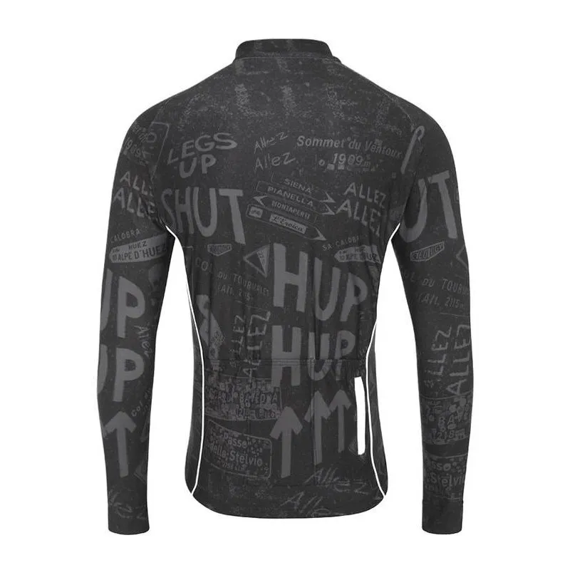 Cycology Allez Allez Långärmad Trikå, Black, S