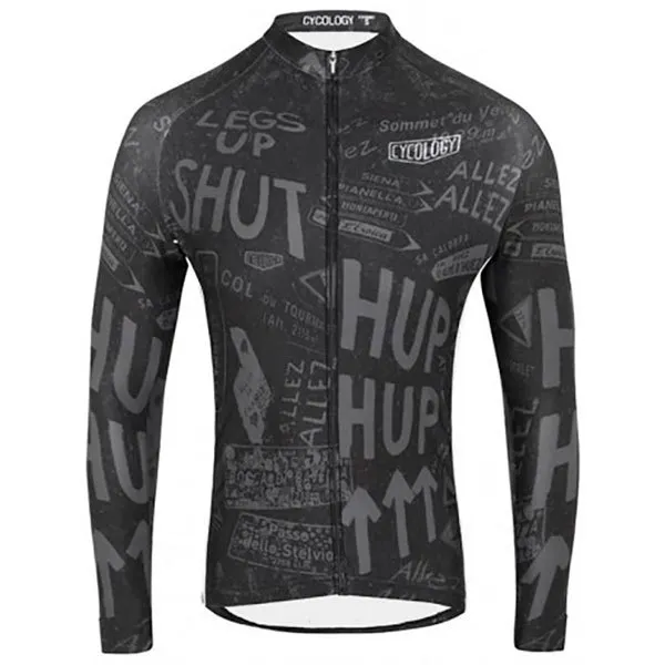 Cycology Allez Allez Långärmad Trikå, Black, S