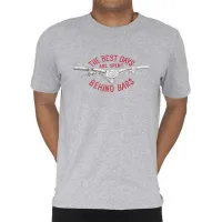 Cycology Best Days Behind Bars T-shirt Med Korta ärmar Cycology Best Days Behind Bars T-shirt Med Korta ärmar