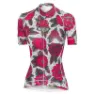 Cycology Cyco Floral Korta ärmar Cykeltröja, Pink / White, XS