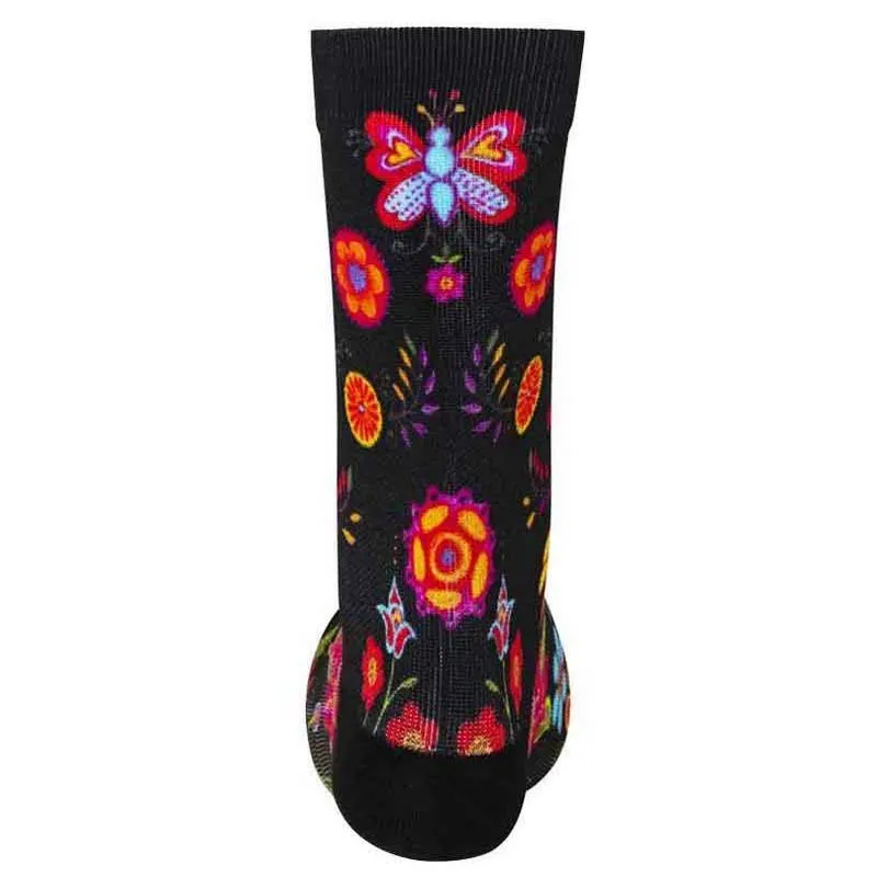 Cycology Frida Strumpor, Black floral Cycology Frida Strumpor, Black floral