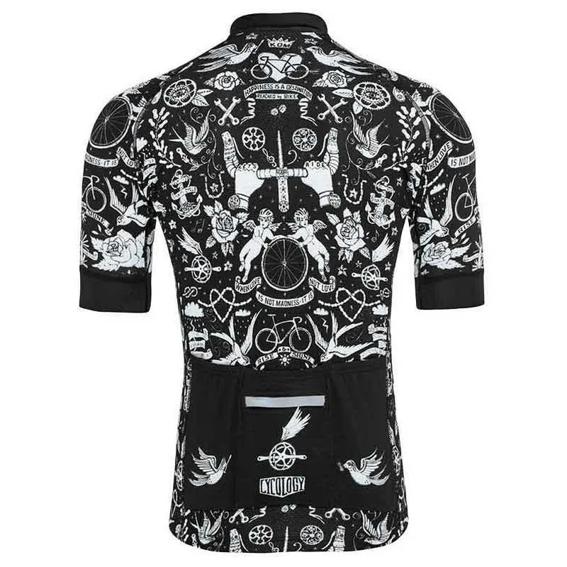 Cycology Velo Tattoo Korta ärmar Cykeltröja