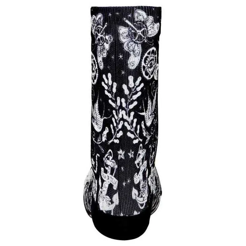 Cycology Velo Tattoo Strumpor, Black Cycology Velo Tattoo Strumpor, Black