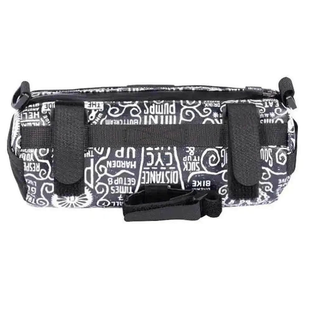 Cycology Wisdom Styrväska 2.4l, Black / white, One Size Cycology Wisdom Styrväska 2.4l, Black / white, One Size