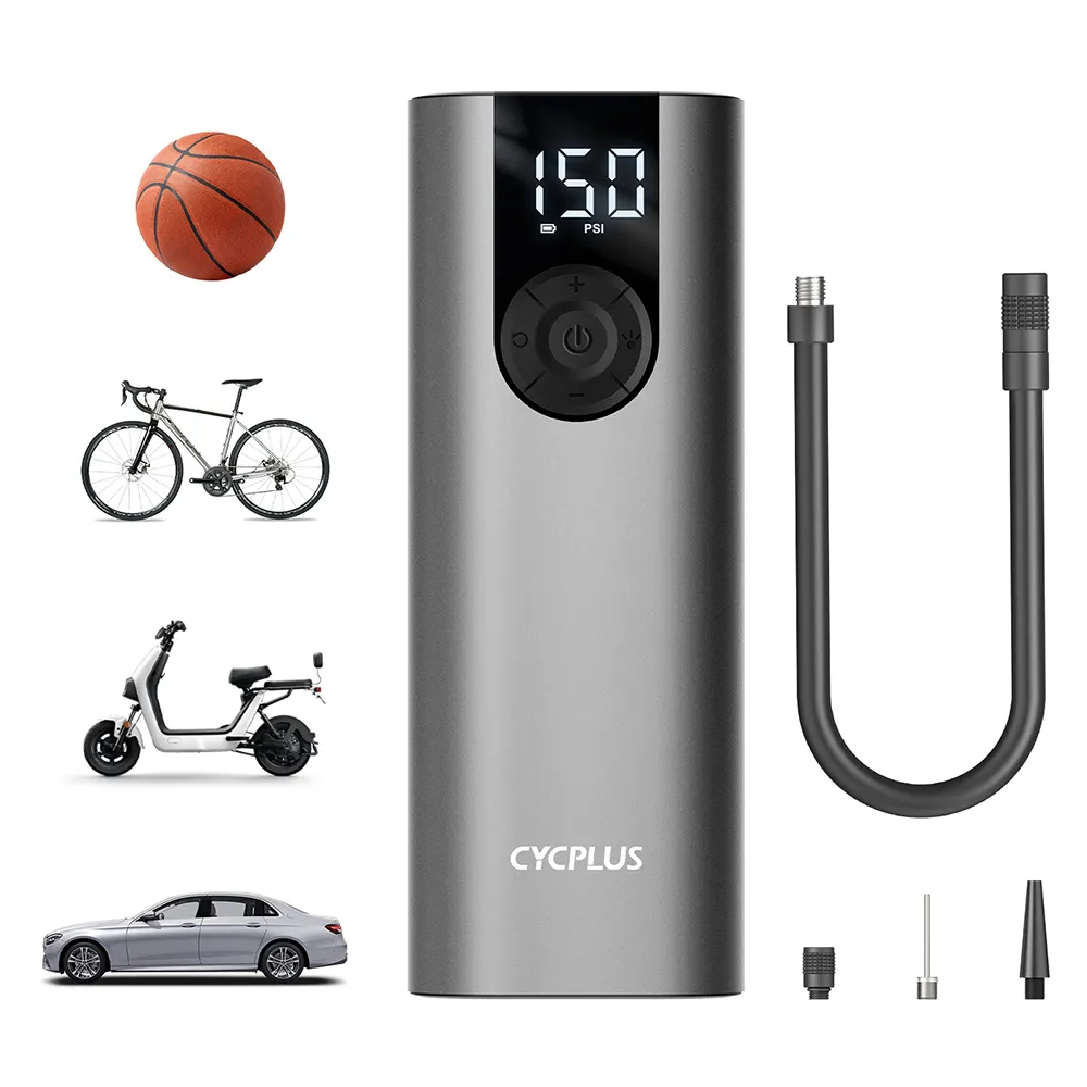 Cycplus A8 Mini Kompressor, Black, One Size