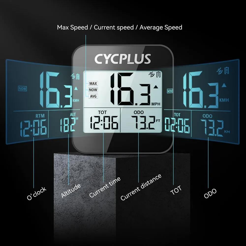 Cycplus G1 Cykeldator, Black, One Size