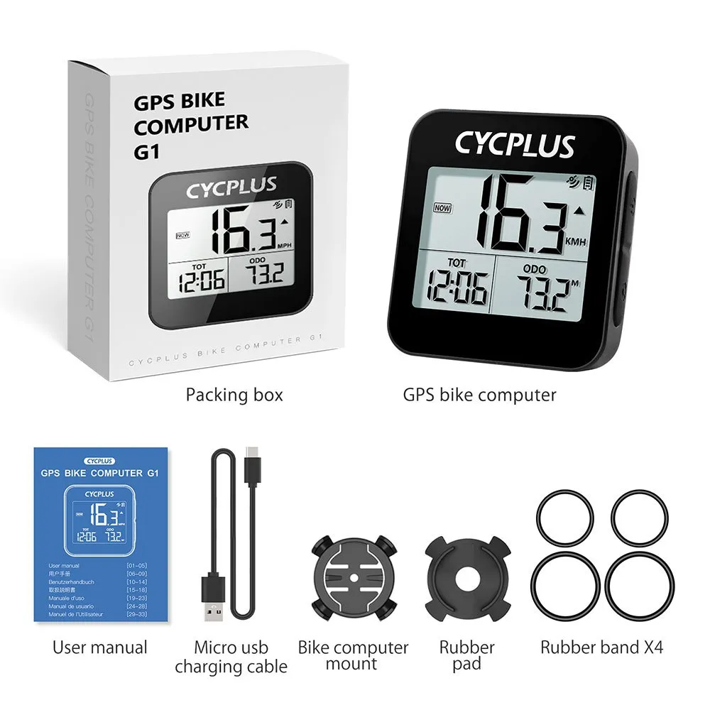 Cycplus G1 Cykeldator, Black, One Size