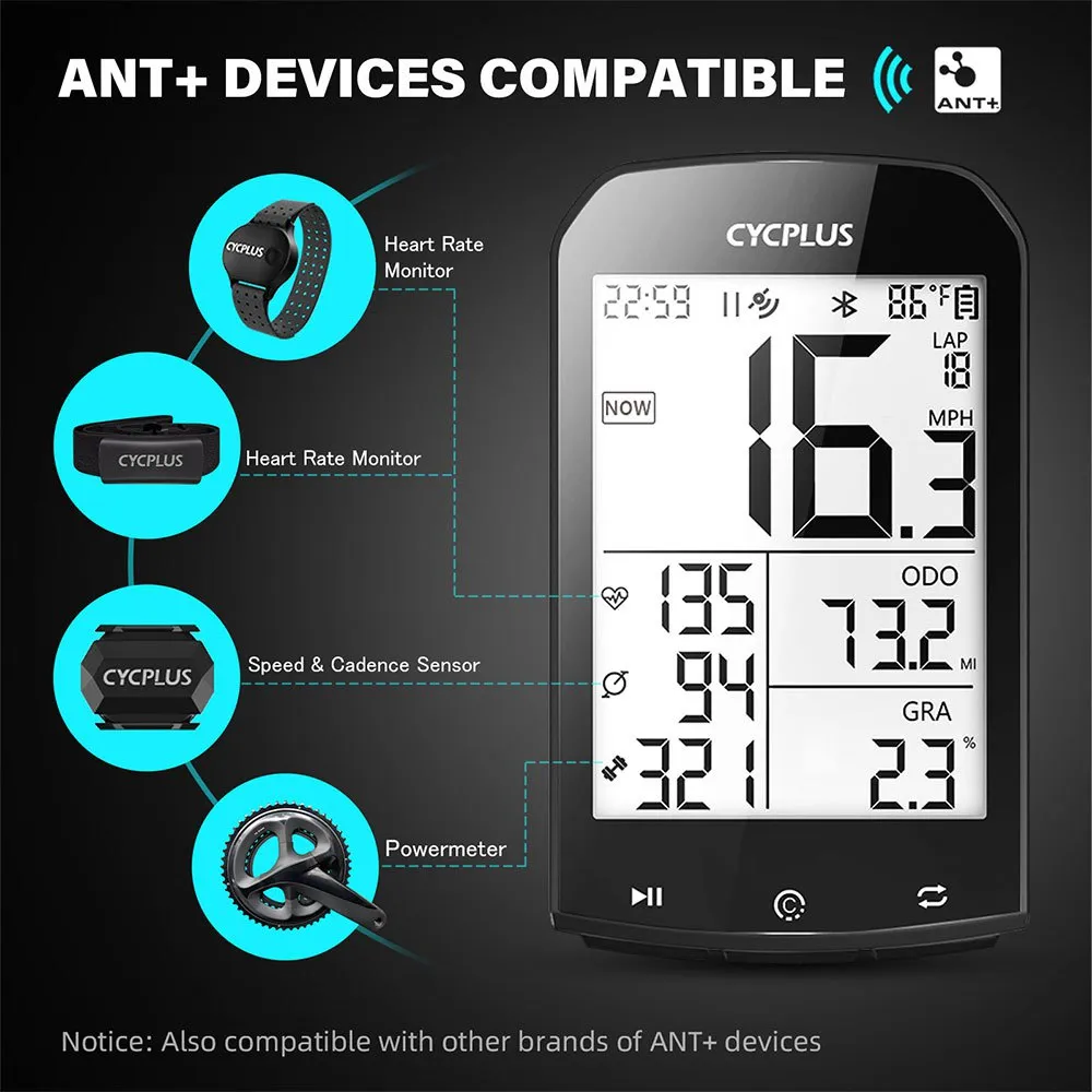Cycplus M1 Cykeldator, Black, One Size