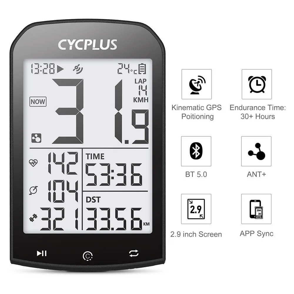 Cycplus M1 Cykeldator, Black, One Size