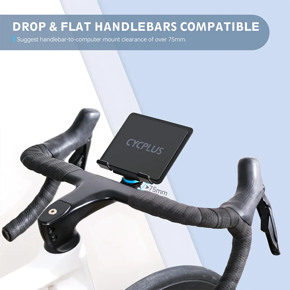 Cycplus Z7 Styrtelefonhållare, Black, One Size