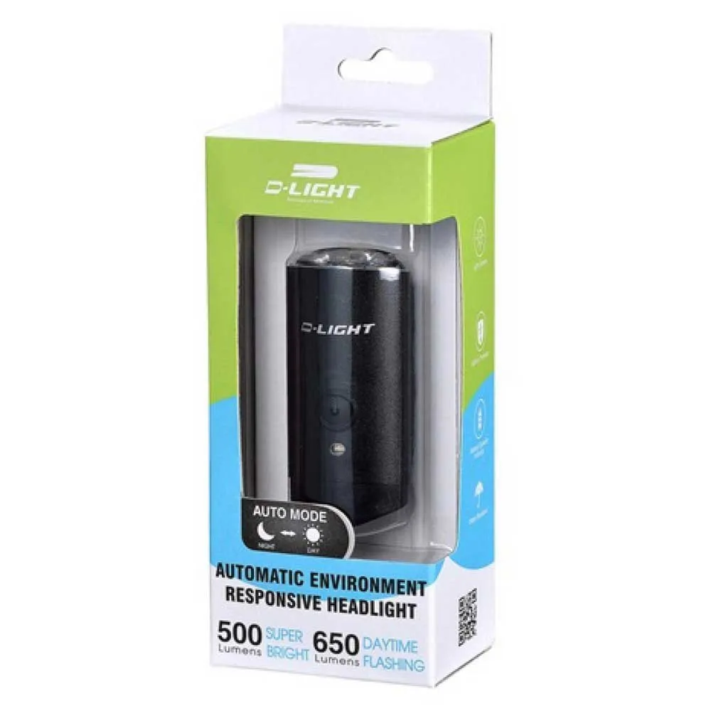 D-light Ricar Usb Cg-128p Framlampa, Black, 500 Lumens D-light Ricar Usb Cg-128p Framlampa, Black, 500 Lumens