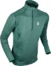 Daehlie Men's Half Zip Grid, Dark Forest