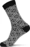 Dale of Norway Bjorøy Sock, Black Offwhite