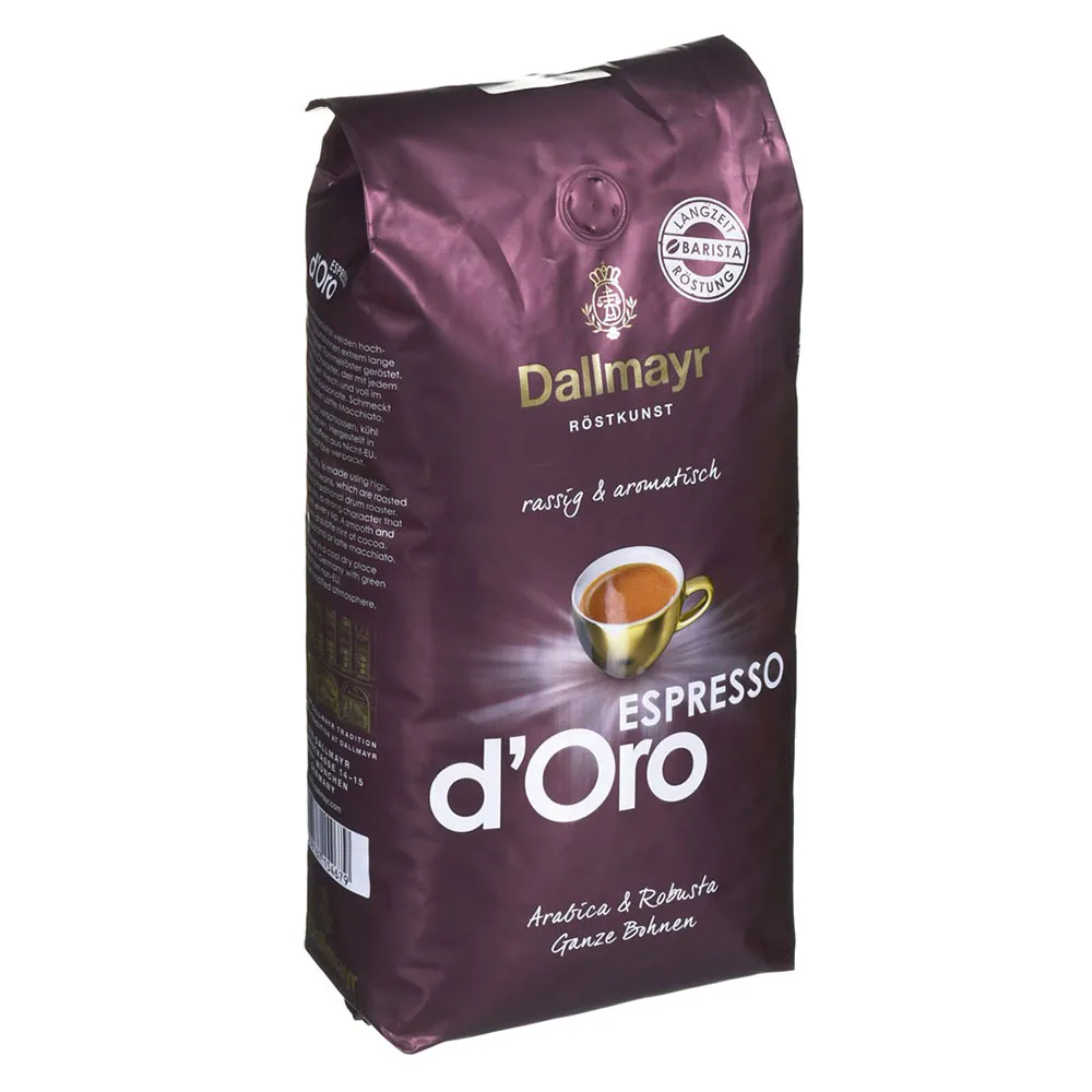 Dallmayr Espresso D´oro Kaffebönor 1kg, Black, One Size