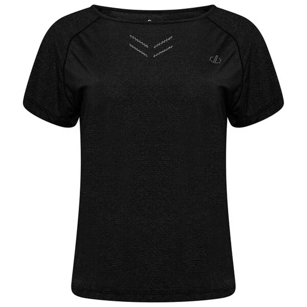 Dare 2b Crystallize T-shirt Med Korta ärmar, Black