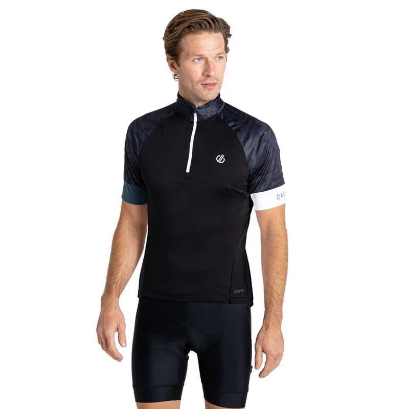 Dare 2b Stay The Course Iii Korta ärmar Cykeltröja, Black / orion, XL
