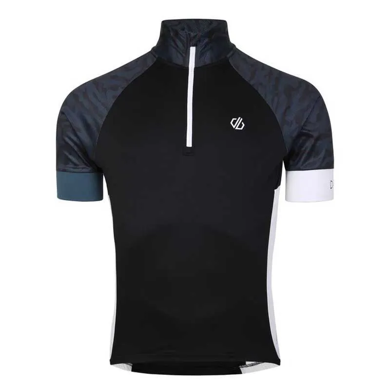 Dare 2b Stay The Course Iii Korta ärmar Cykeltröja, Black / orion, XL