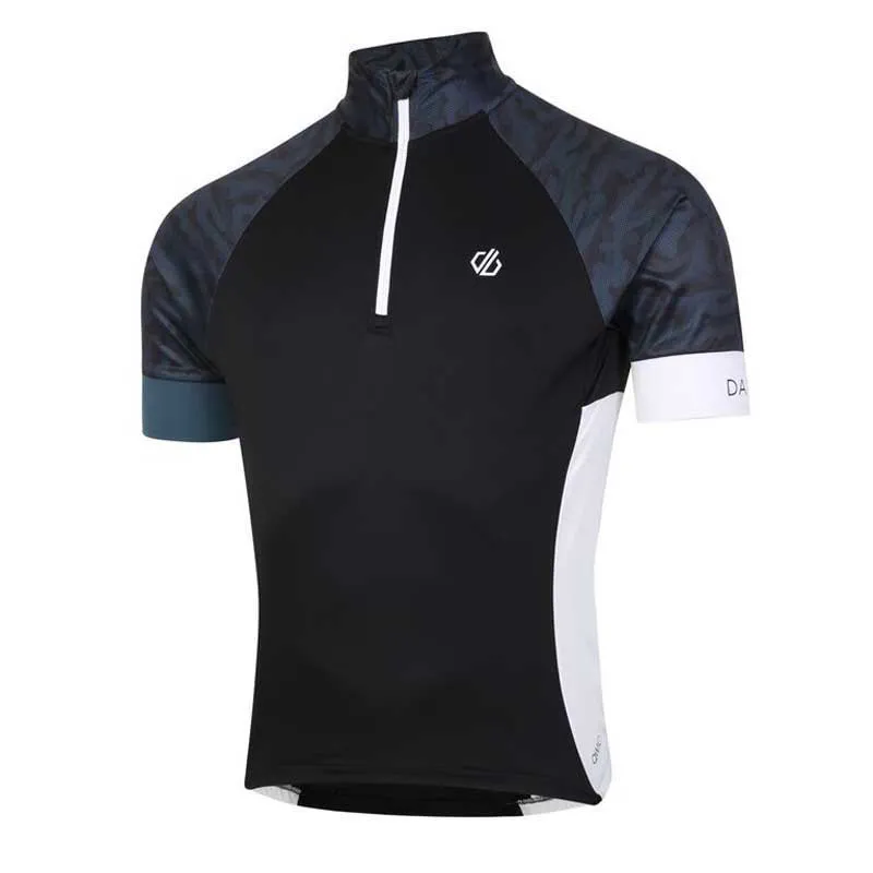 Dare 2b Stay The Course Iii Korta ärmar Cykeltröja, Black / orion, XL