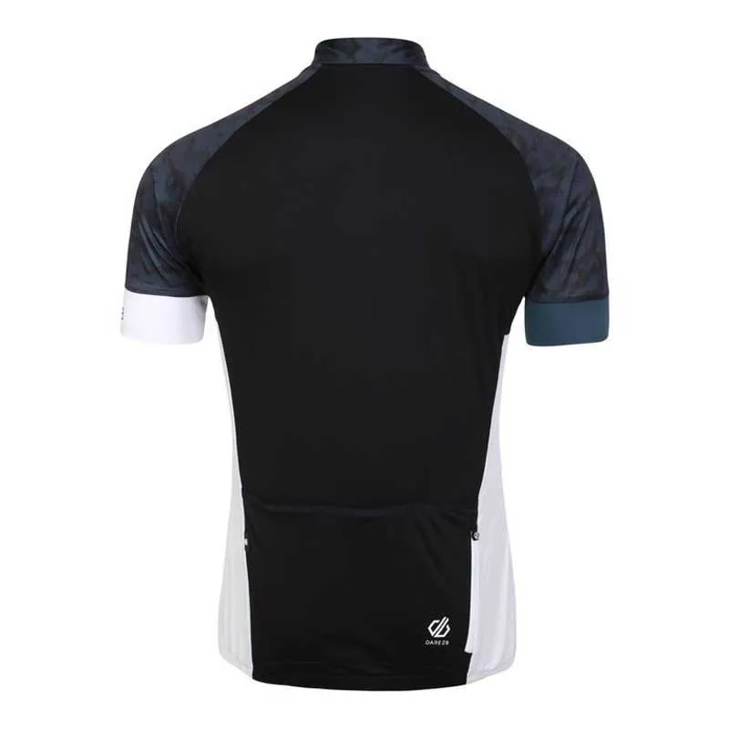 Dare 2b Stay The Course Iii Korta ärmar Cykeltröja, Black / orion, XL