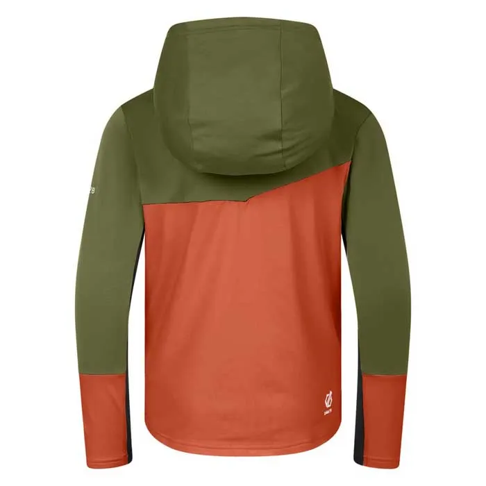 Dare 2b Thriving Iii Core Stretch Sweatshirt Med Dragkedja, Olivine green / orange rust, 14Y Dare 2b Thriving Iii Core Stretch Sweatshirt Med Dragkedja, Olivine green / orange rust, 14Y