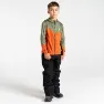 Dare 2b Thriving Iii Core Stretch Sweatshirt Med Dragkedja, Olivine green / orange rust, 14Y