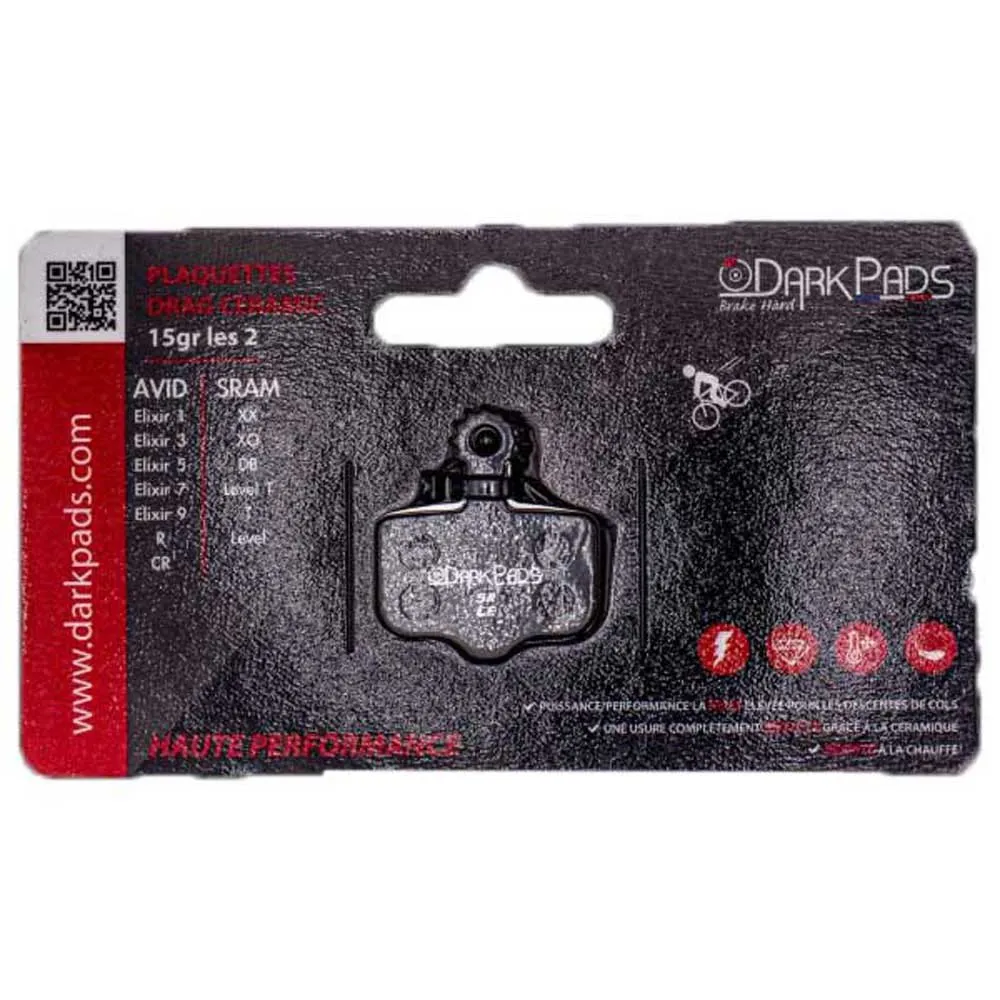 Darkpads Drag Ceramic Sram Xdr Skivbromsbelägg, Black, One Size Darkpads Drag Ceramic Sram Xdr Skivbromsbelägg, Black, One Size