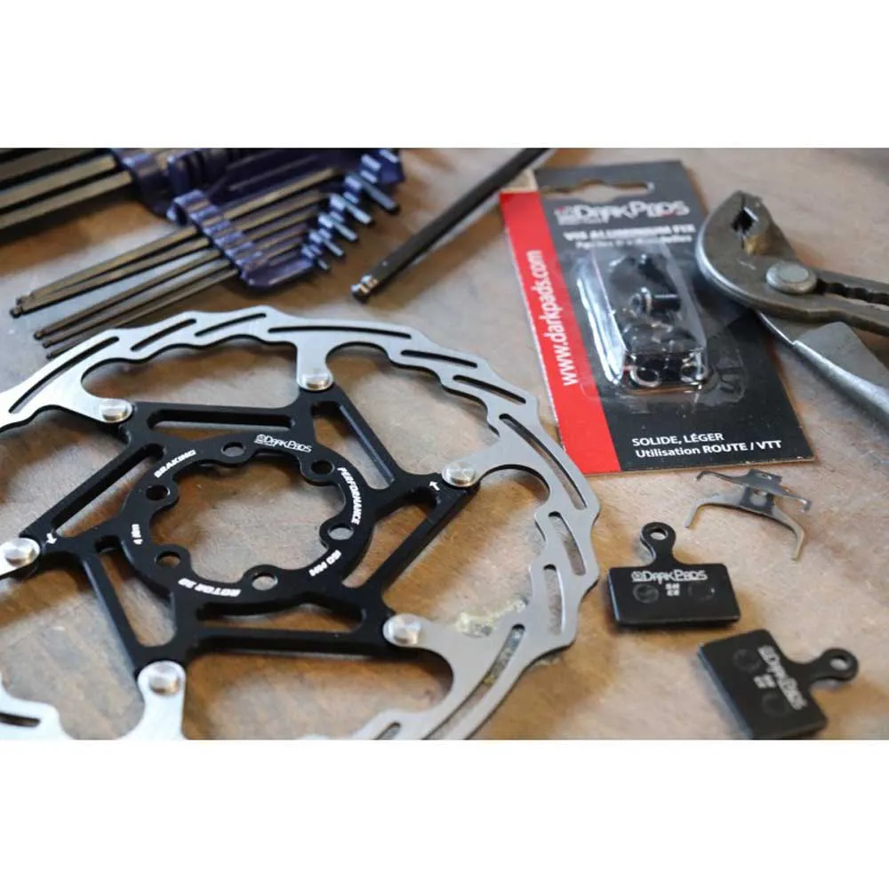 Darkpads Rotor 3d Bromsskiva, Silver, 180mm Darkpads Rotor 3d Bromsskiva, Silver, 180mm