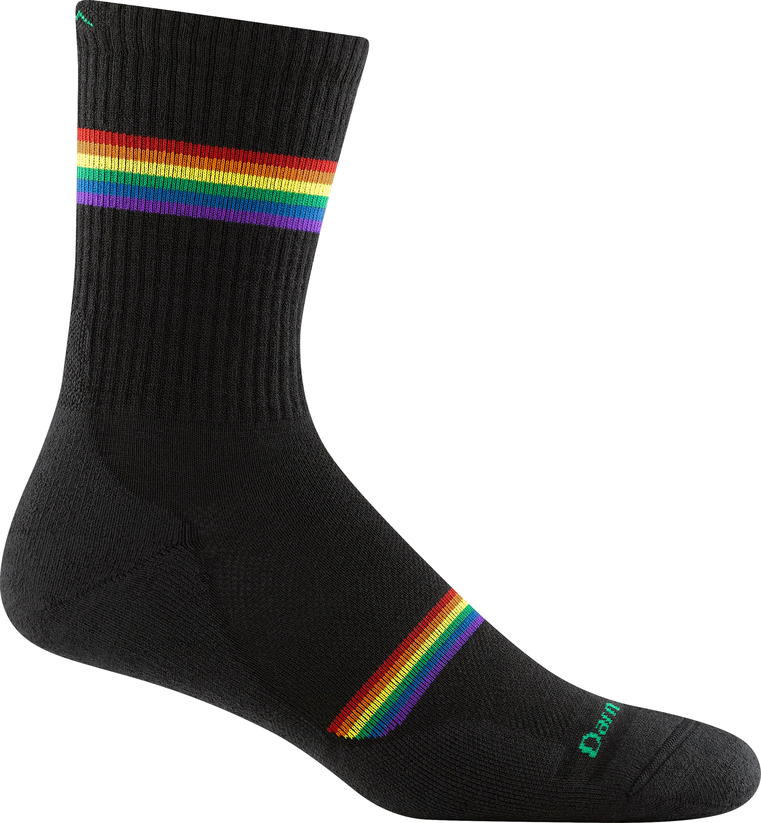 Darn Tough Men's Prism Micro Crew Lightweight Running Sock with Cushion