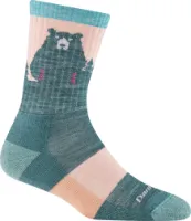 Darn Tough Women's Bear Town Micro Crew Light Cushion Darn Tough Women's Bear Town Micro Crew Light Cushion
