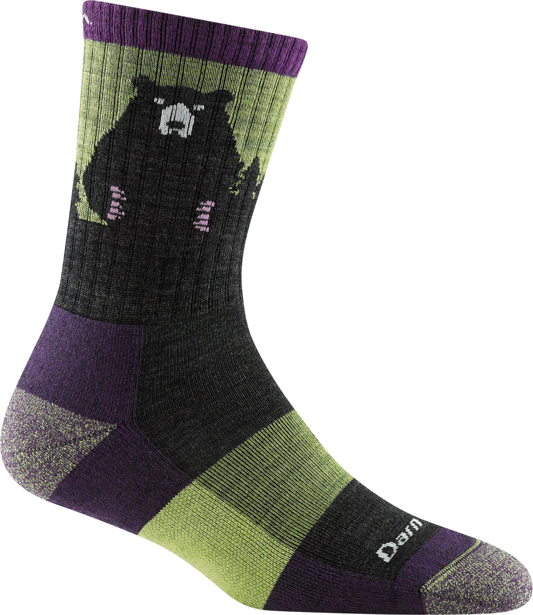 Darn Tough Women's Bear Town Micro Crew Light Cushion Darn Tough Women's Bear Town Micro Crew Light Cushion