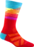 Darn Tough Women's Lillehammer Nordic Boot Lightweight Sock, Red