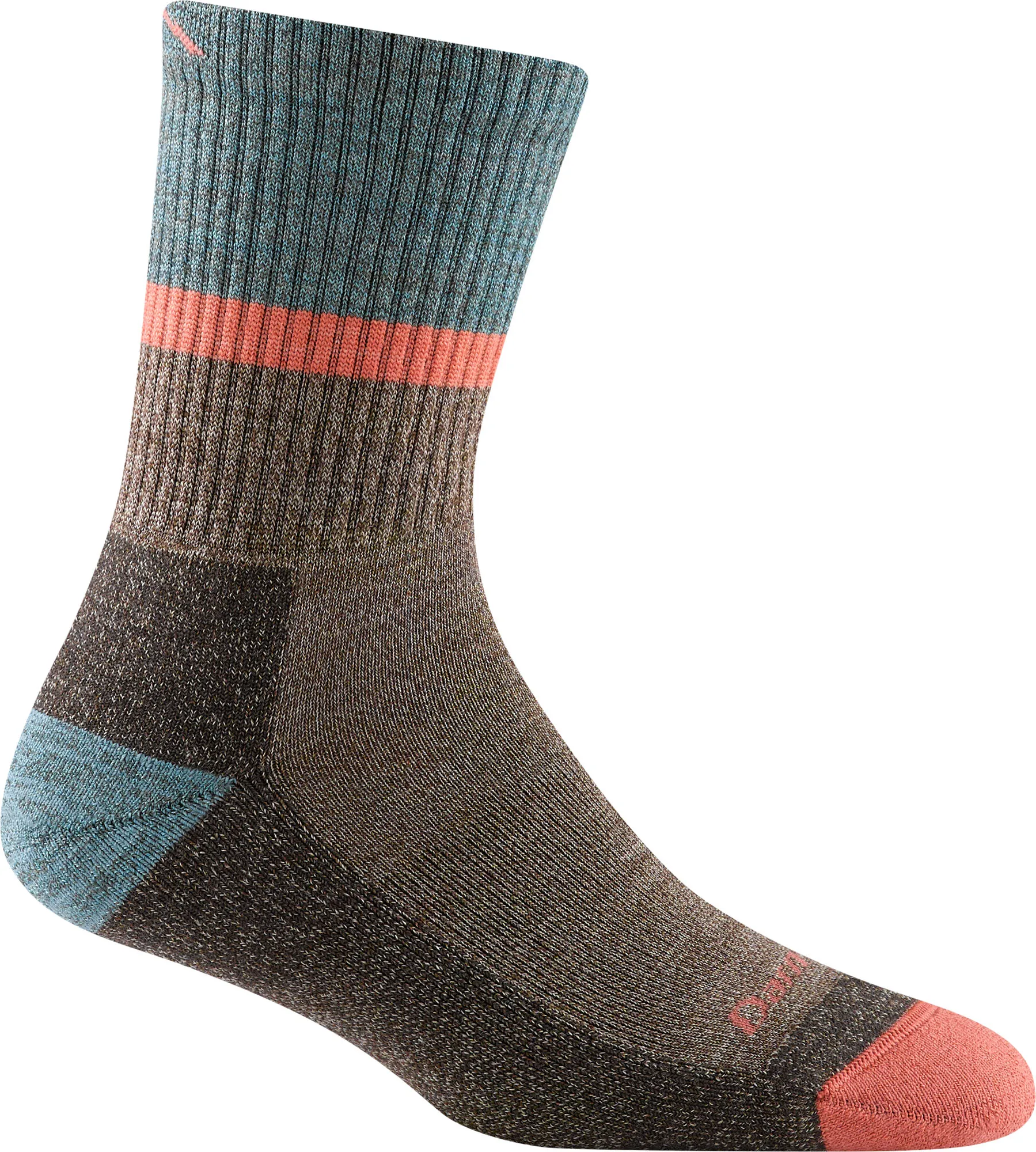 Darn Tough Women's Ranger Micro Crew Midweight Hiking Socks, Brown Darn Tough Women's Ranger Micro Crew Midweight Hiking Socks, Brown
