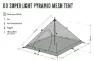 DD Hammocks Superlight Mesh Pyramidtält