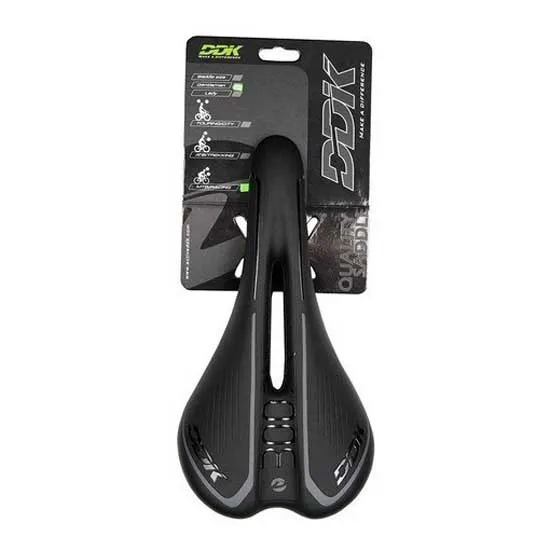 DDK 300k Sport Flow Cykelsadel, Black, 140mm DDK 300k Sport Flow Cykelsadel, Black, 140mm