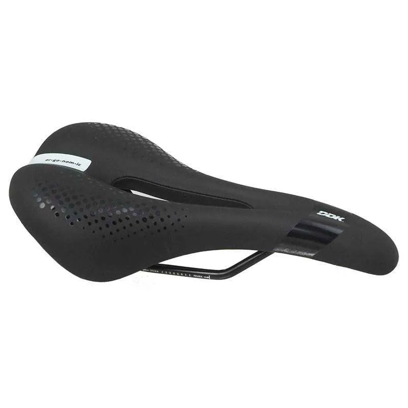 DDK Racing Ergonomic Flow Memory Foam Cykelsadel, Black, 144mm DDK Racing Ergonomic Flow Memory Foam Cykelsadel, Black, 144mm